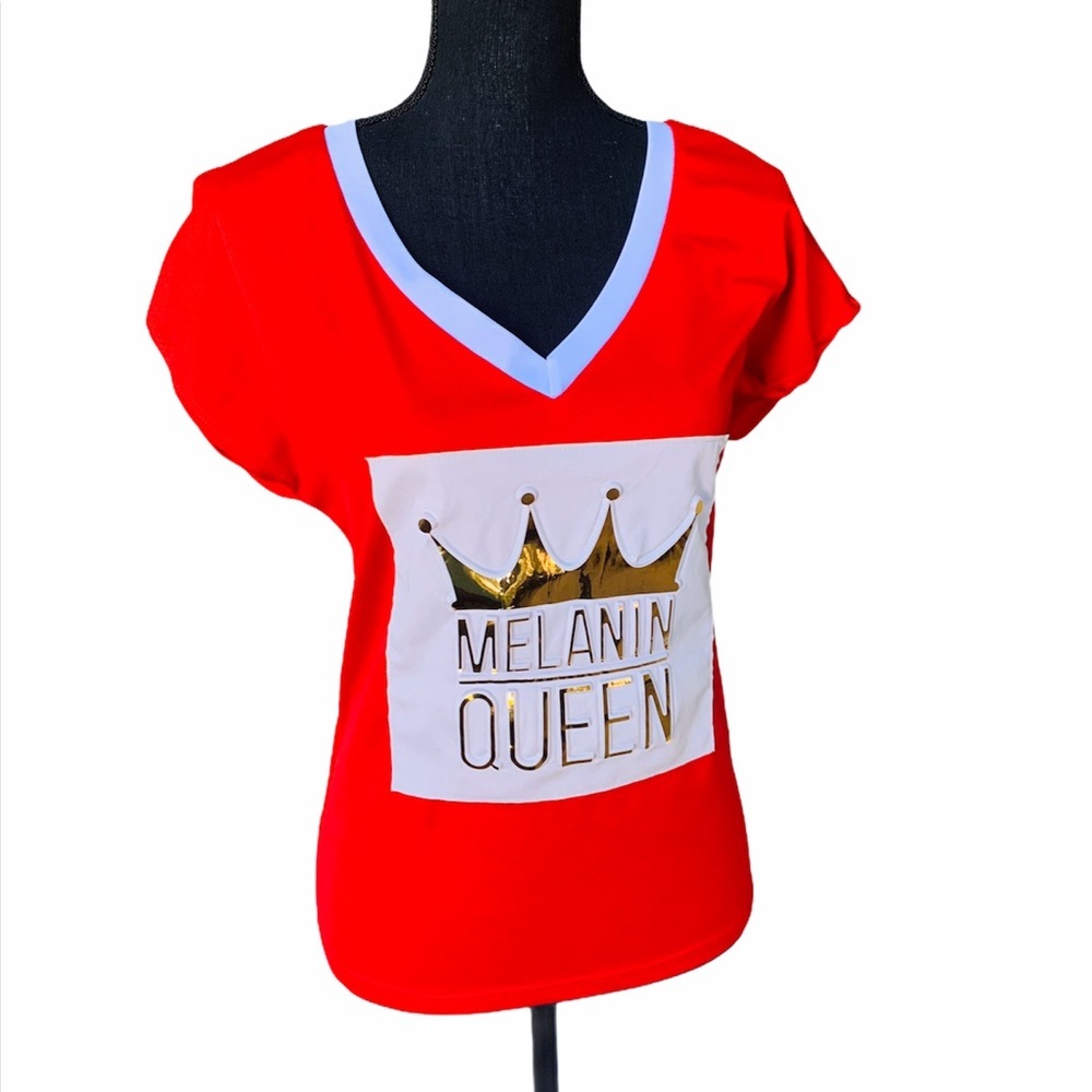 Melanin Queen Red women’s Shirt Top